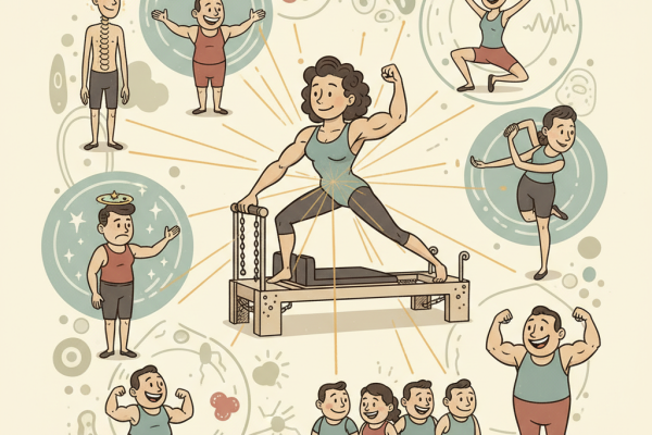 Illustration for The Science of Pilates: Benefits for Back Pain, Aging, and Beyond