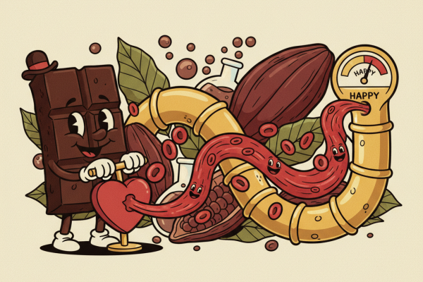 Illustration for Does Dark Chocolate Lower Blood Pressure? What the Science Shows