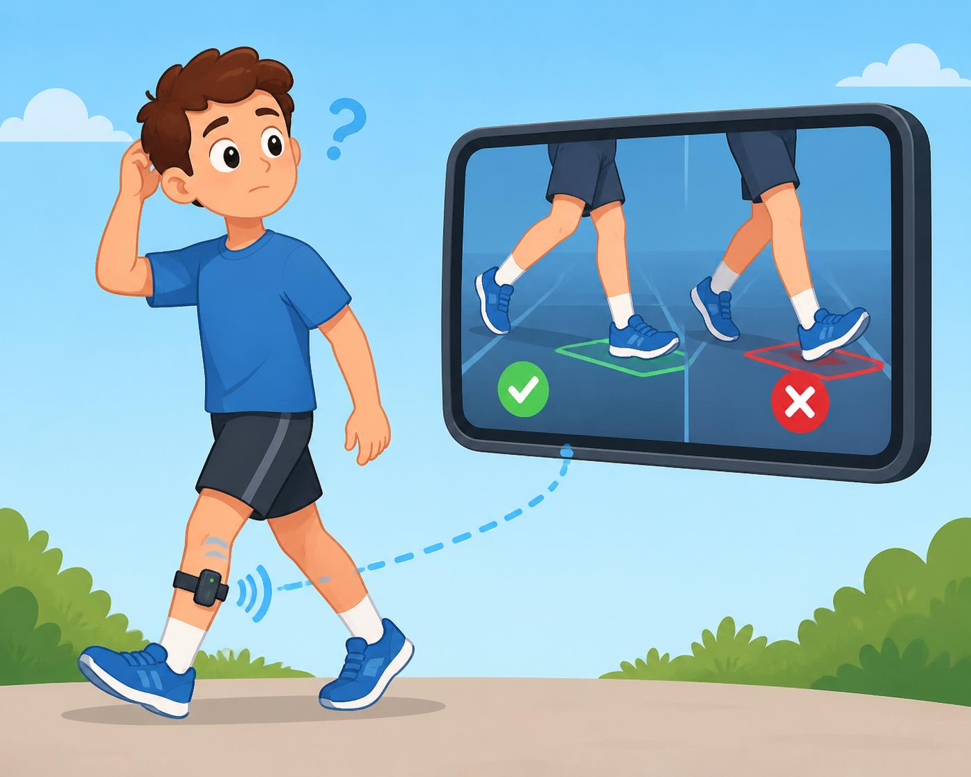 Biofeedback is like a backup camera for your body, showing you in real-time how you're moving. This helps you understand and correct movements you might not even feel.